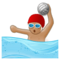 Person Playing Water Polo - Medium emoji on Samsung
